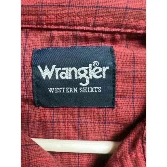 Wrangler Pearl Snap Plaid Western Wear for Men - Picture 10 of 11